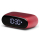 Radio i budzik LEXON Minut Dark Red LR154DR